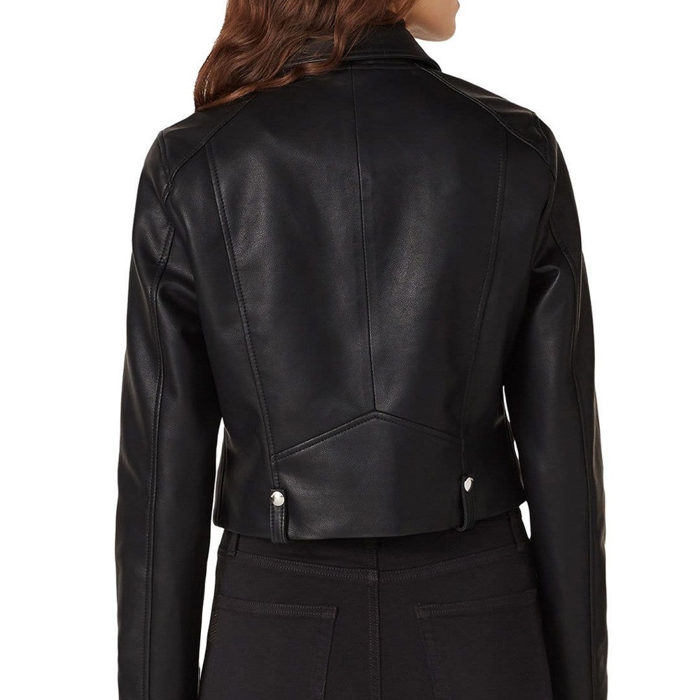 BLANKNYC | Over the Moon Faux Leather Jacket Black Size S - Picture 8 of 8